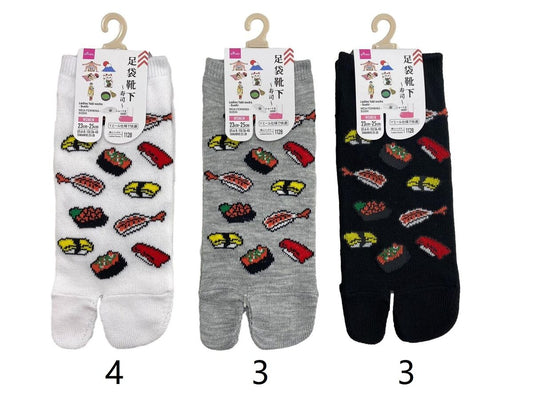 Daiso Ladies Tabi socks - Sushi- FrontPackage