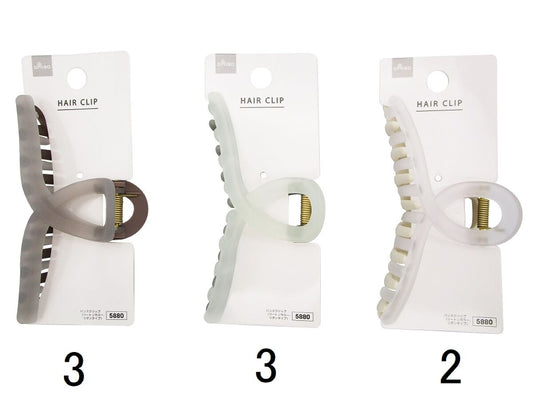Daiso Claw clip (Two tone color, ribbon type) FrontPackage