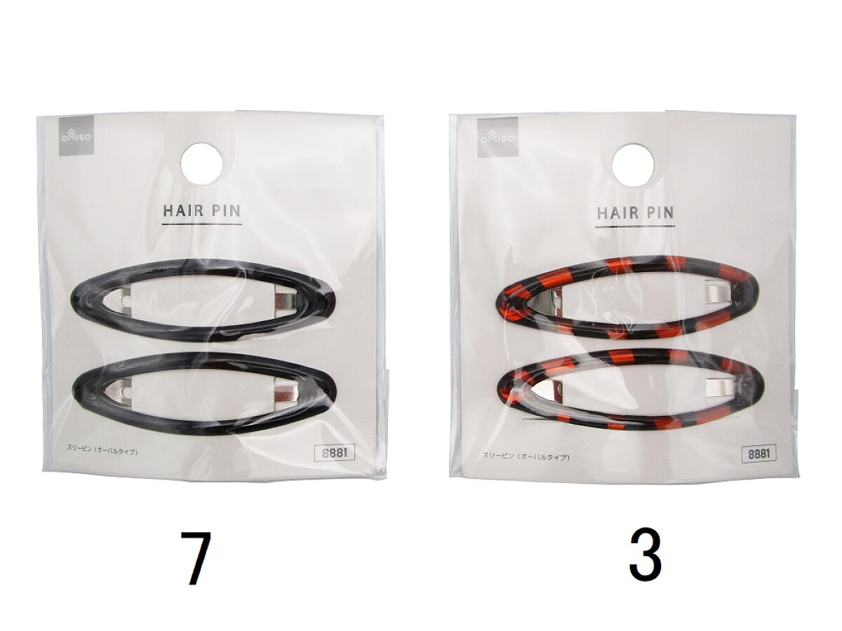 Daiso Snap clip (Oval type) FrontPackage