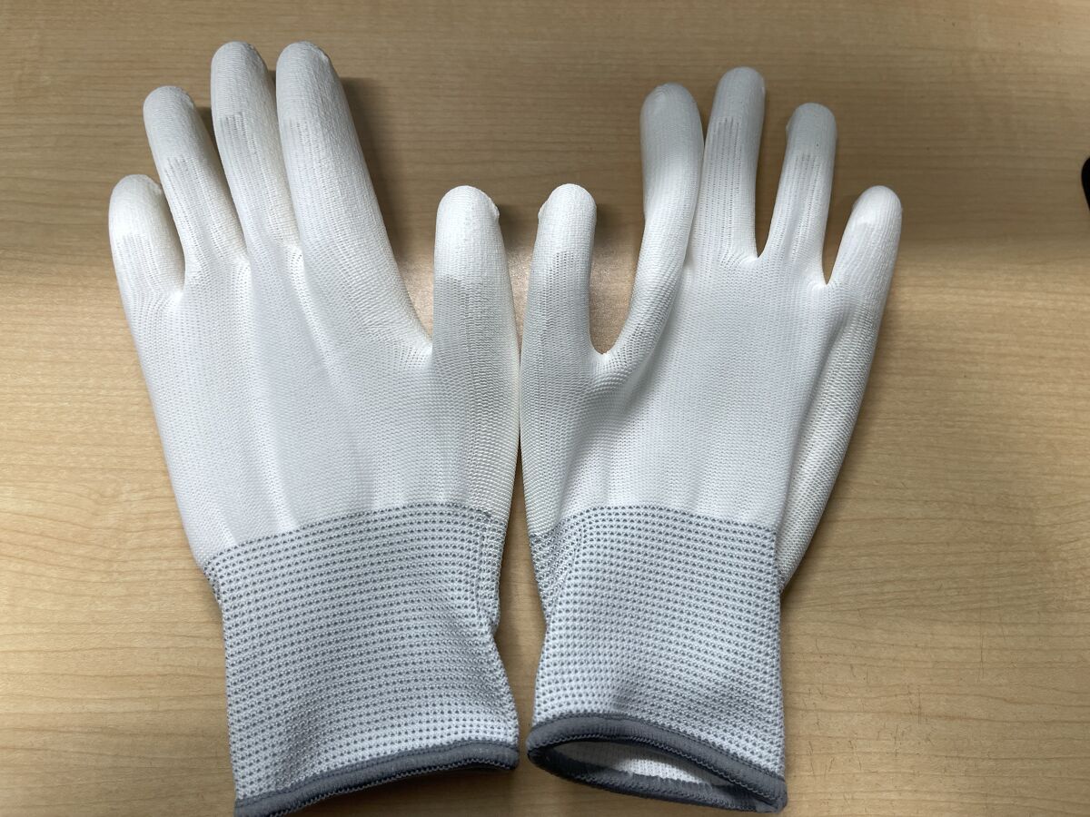 Daiso Work gloves (WH palm coating L) FrontPackage