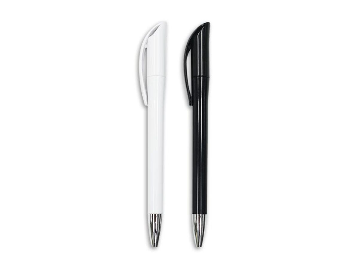Daiso Twist Type Ballpoint Pen -Black - 2 pcs.- FrontPackage