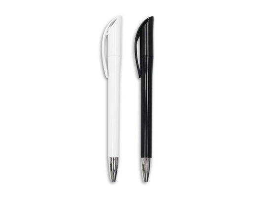 Daiso Twist Type Ballpoint Pen -Black - 2 pcs.- FrontPackage