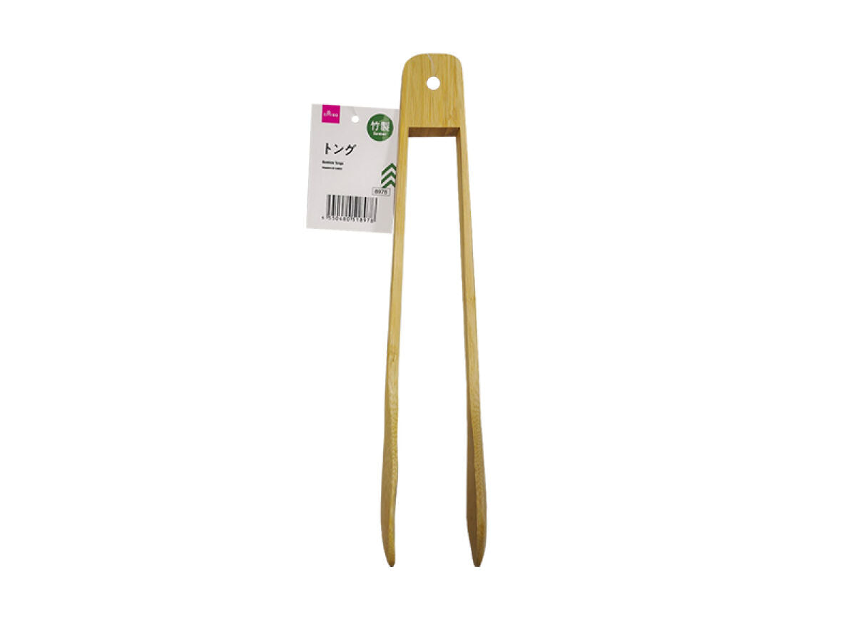 Daiso Bamboo tongs FrontPackage