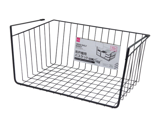 Daiso UNDER SHELF BASKET DEEP TYPE BLACK FrontPackage