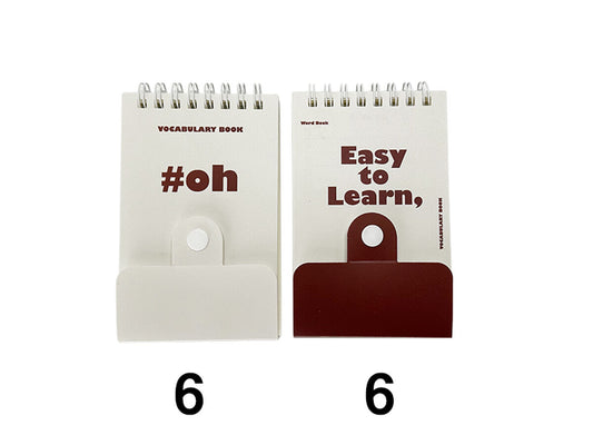 Daiso Stand Spiral Notepad-50pages- FrontPackage