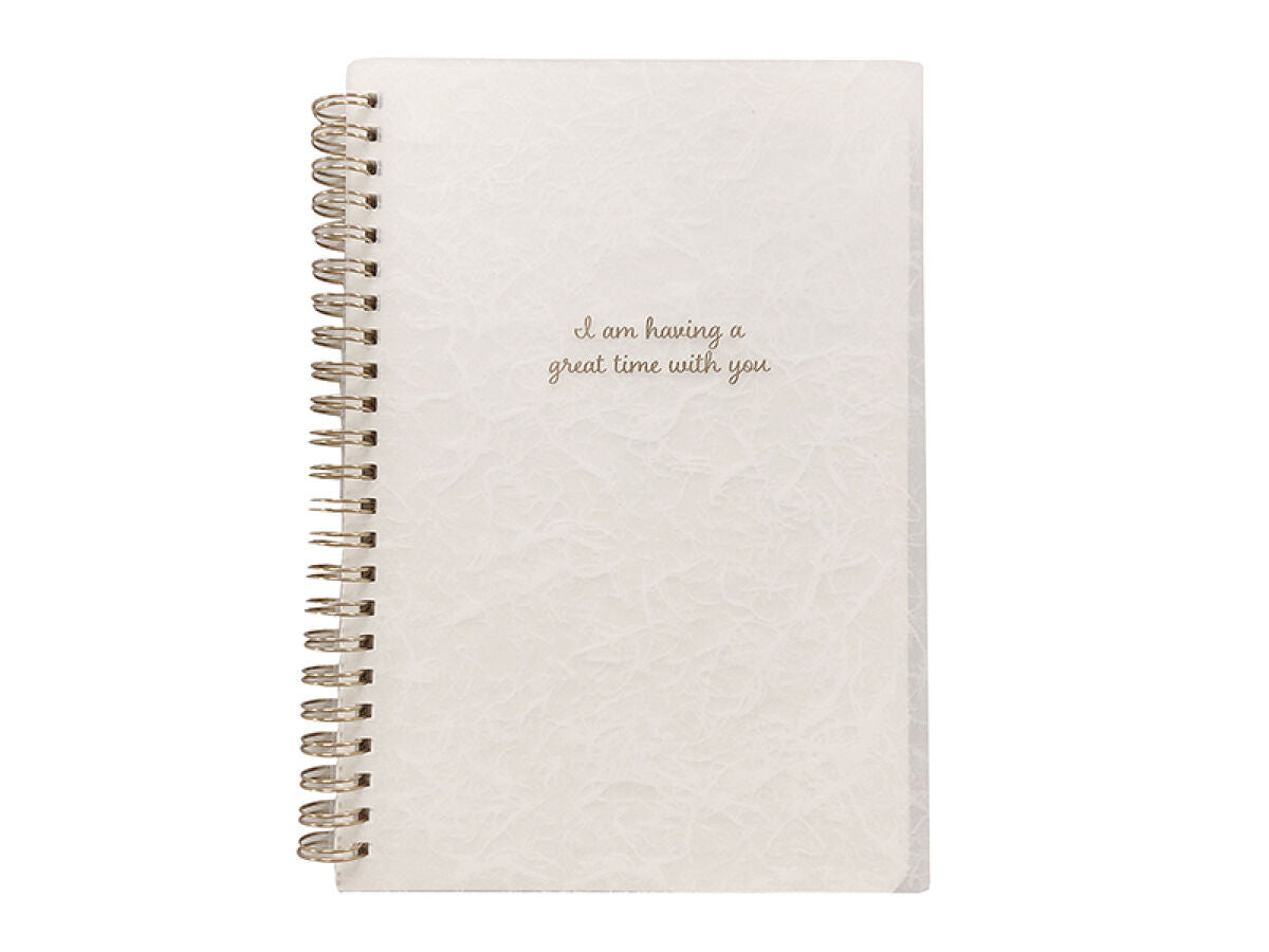 Daiso Spiral Notebook-simple logo-A5- FrontPackage