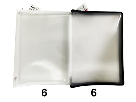 Zipped Case -B4 -White -Black-