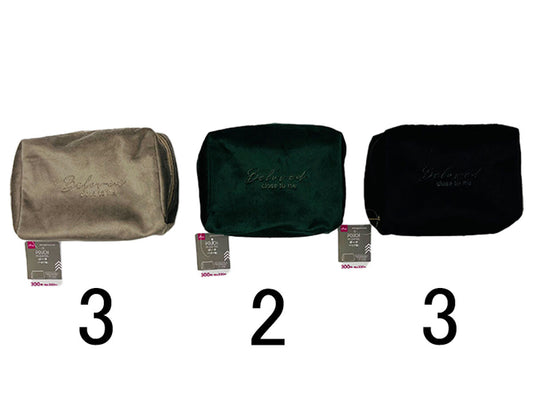 Daiso Velour Feel Pouch FrontPackage