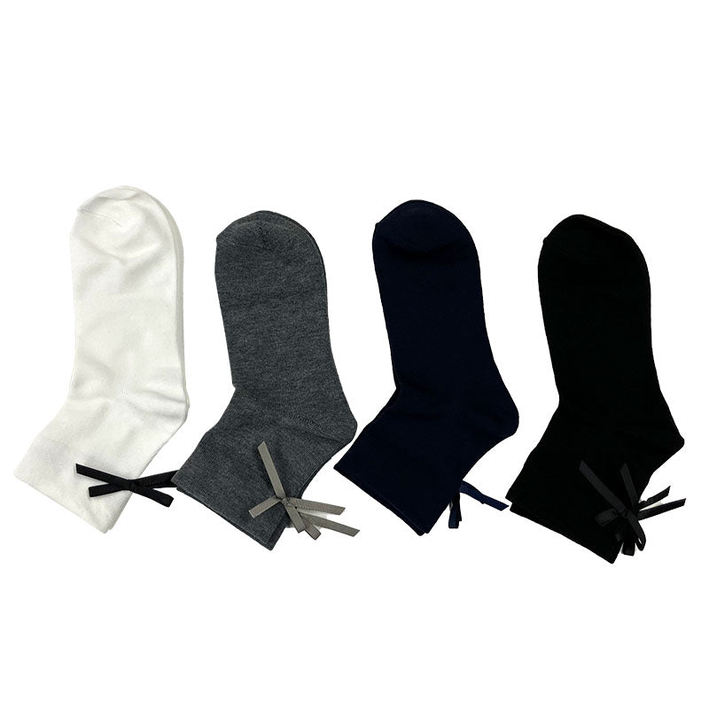 Daiso Adult Ladies Half Socks - With Back Ribbon - FrontPackage