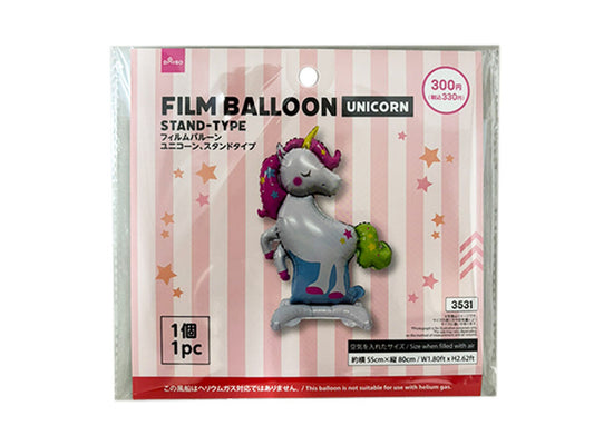 Daiso Film Balloon(Unicorn,Stand-type) FrontPackage