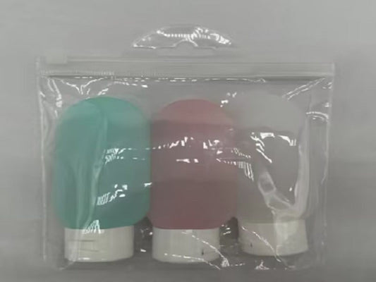 Daiso Travel Refillable Bottle Set -2.36fl oz - 70mL - B- FrontPackage