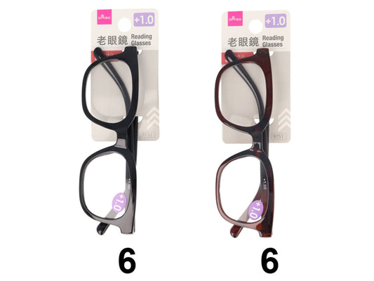Daiso Reading Glasses -Wellington2- Plus1.0- FrontPackage