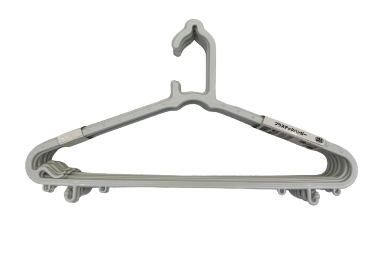 Daiso Plastic Hanger -12pcs.- FrontPackage