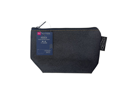 Daiso Denim Style Boat Shaped Pouch FrontPackage