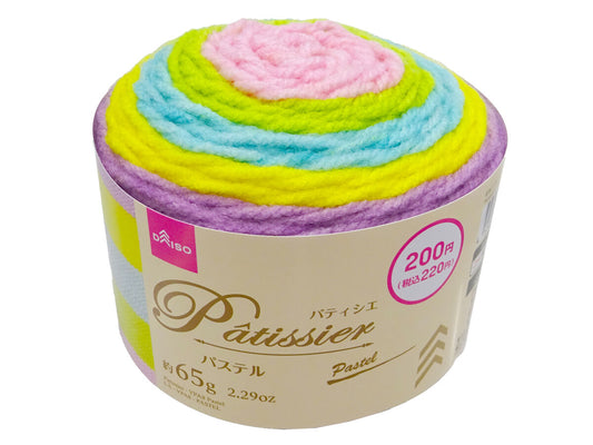 Daiso Yarn - Patissier - Pastel - FrontPackage