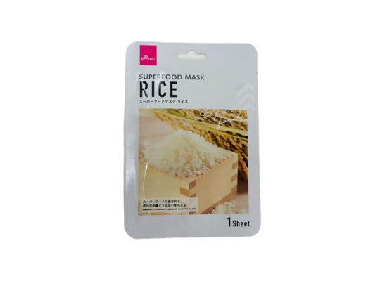 Daiso Superfood mask rice FrontPackage