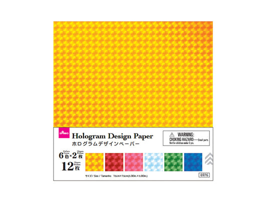 Daiso Hologram designed film 12 sheets FrontPackage