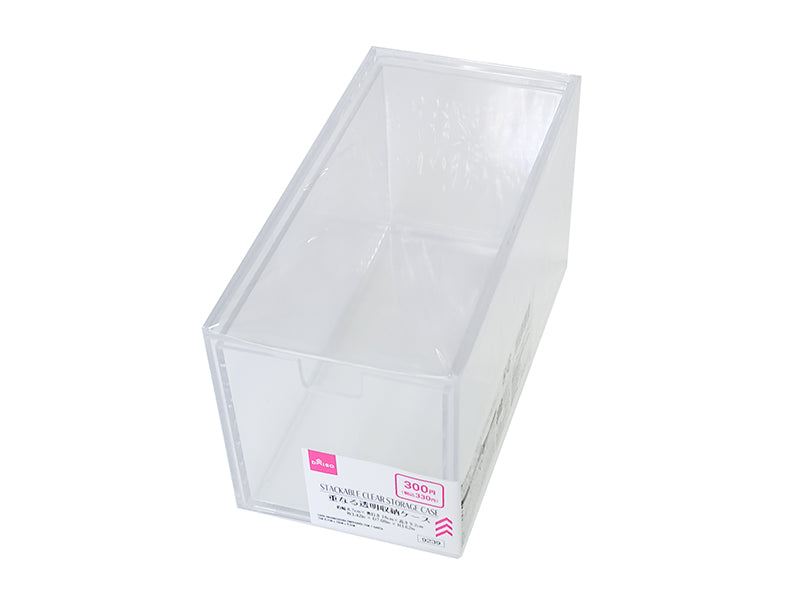 Daiso Stackable Clear Storage Case -1 Drawer- FrontPackage