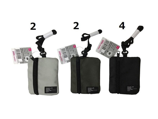 Daiso Wallet mini pouch with strap FrontPackage