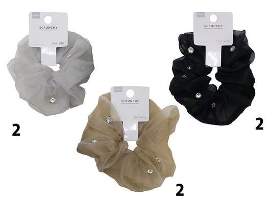 Daiso Scrunchie Organdy stone FrontPackage