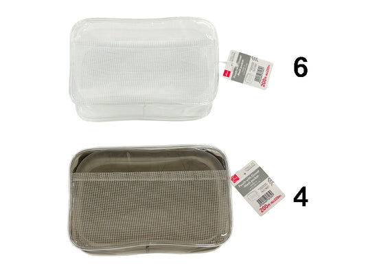 Daiso Pouch with Gusset-Mesh pocket- FrontPackage