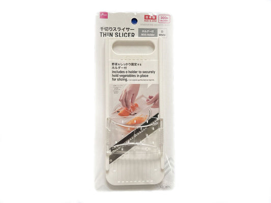 Daiso Thin Slicer -With Holder - White- FrontPackage