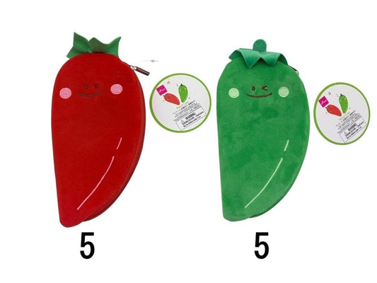 Daiso Pencil Case (RED PEPPER, GREEN PEPPER) FrontPackage