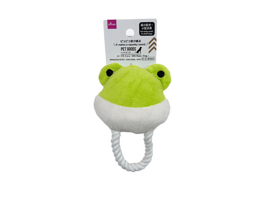 Pet Toys - With Rope - Frog -