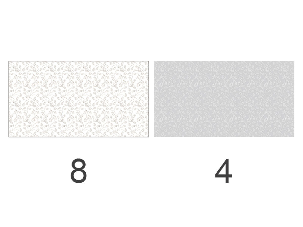 Daiso Table Cloth - With Lining - Leaf Line - FrontPackage