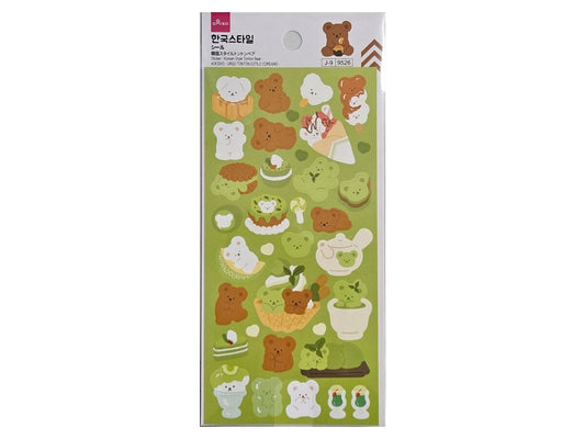 Daiso Sticker - Korean Style Tonton Bear - 2 FrontPackage