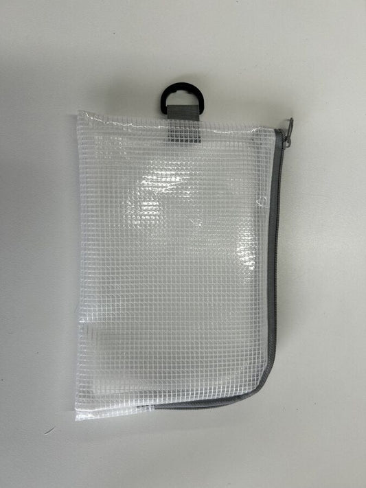 Daiso PEVA Pouch A6 with D-Can L Zipper FrontPackage