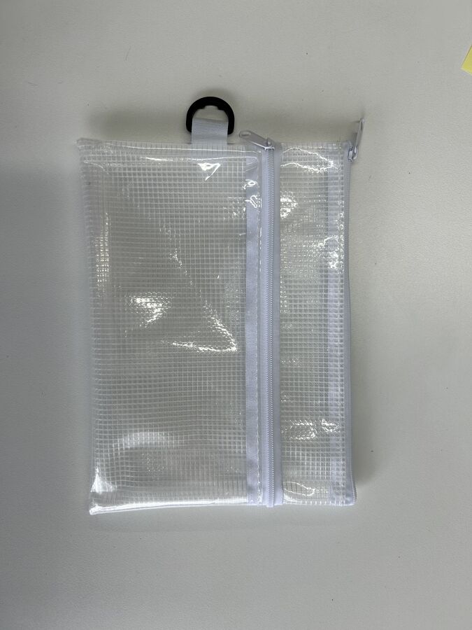 Daiso PEVA Pouch B6 with D-Can WH FrontPackage