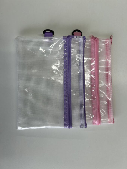 Daiso PEVA Pouch A5 with D-Can PK/PU FrontPackage
