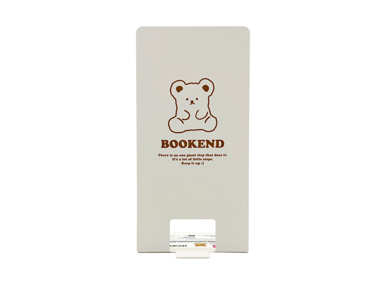 Daiso Bookend - Korean Style Tonton Bear - L Shape - FrontPackage