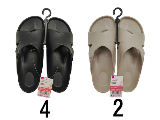 Daiso EVA Sandals -Cross Belt - W- FrontPackage