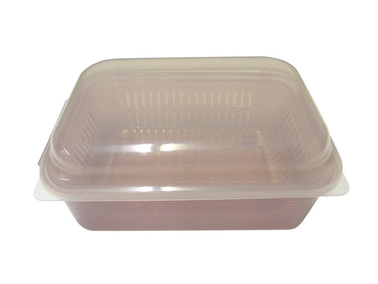 Daiso Plastic food container with strainer FrontPackage