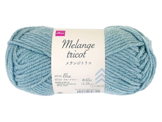 Daiso Yarn - Melange tricot - MT28 Blue FrontPackage
