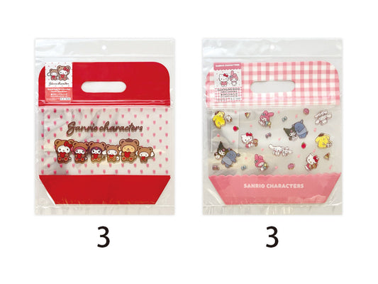 Daiso Gusset Bag With Handles - Sanrio characters - FrontPackage
