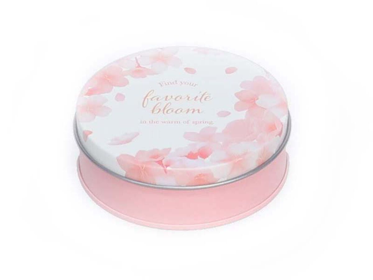 Daiso Interior Can - Sakura - Round Can - FrontPackage