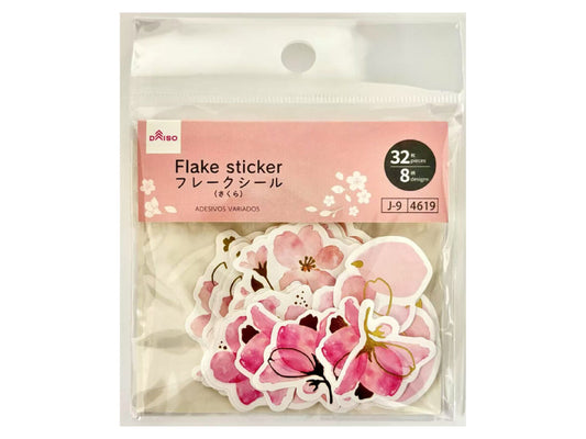 Flake Sticker -Cherry Blossoms - 32 pcs-