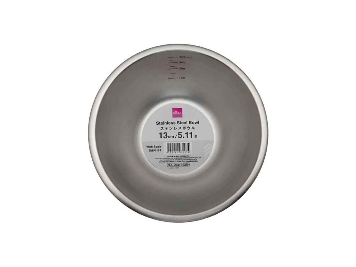 Daiso Stainless Steel Bowl FrontPackage