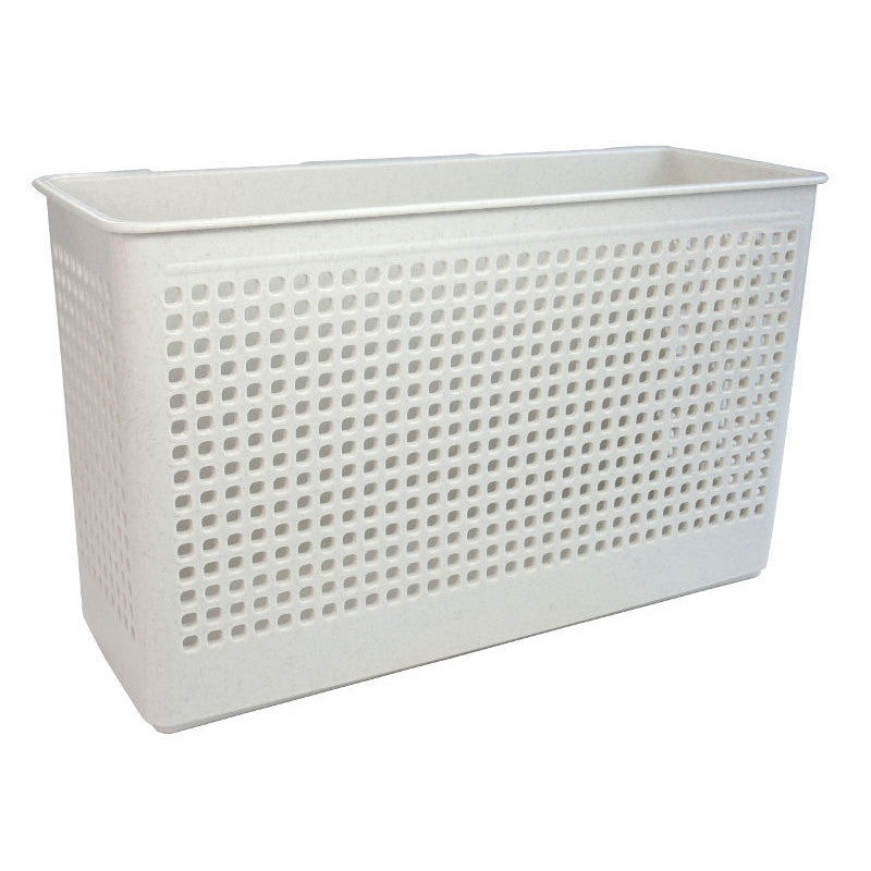 Daiso Magnetic Storage Basket Ivory Medium FrontPackage