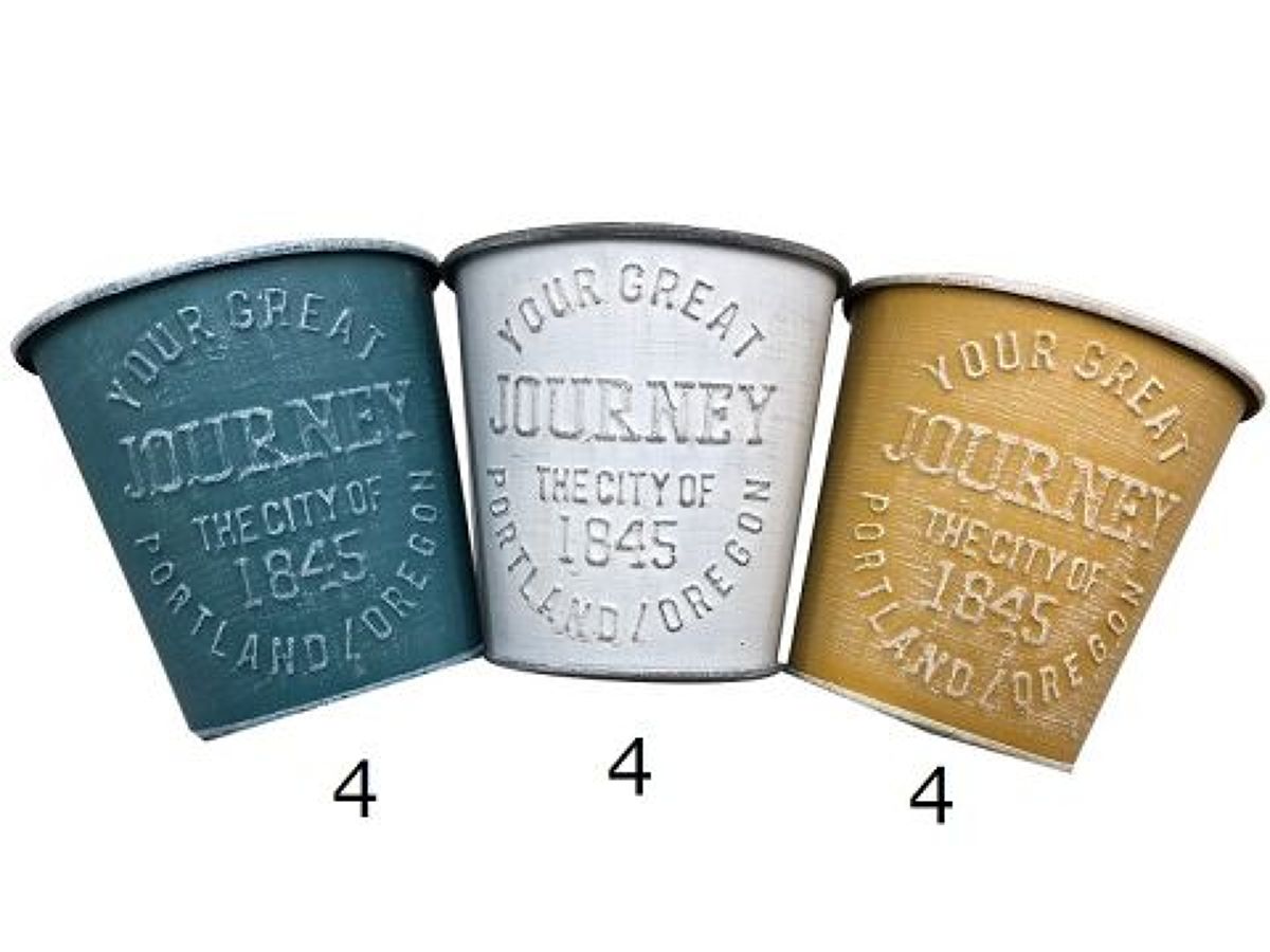 Daiso Tin pot (antique) FrontPackage