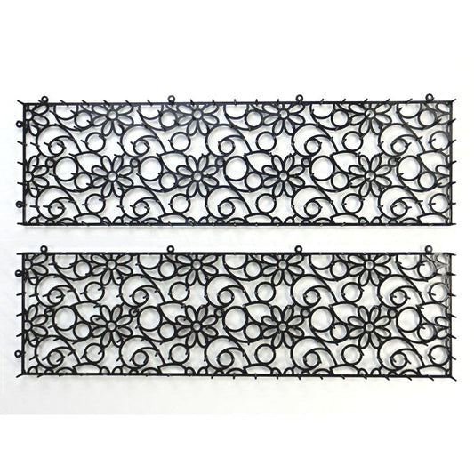 Daiso Cat Scat Mat -Flower Pattern - Long Type - 2 pcs.- FrontPackage