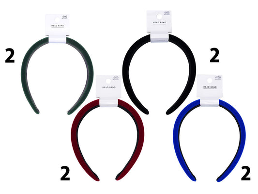 Daiso Velor style headband Wide FrontPackage