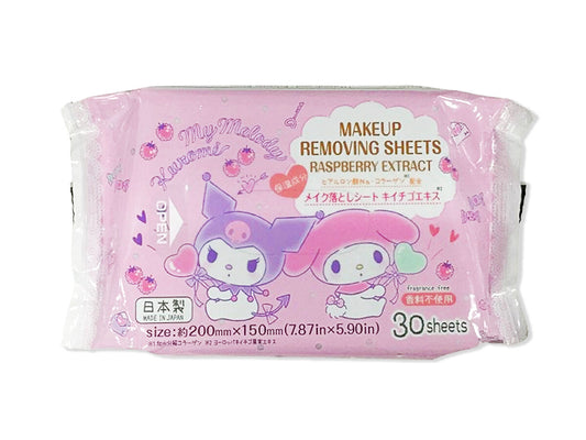 Daiso Makeup Remover Wipes My Melody 30 Sheets FrontPackage