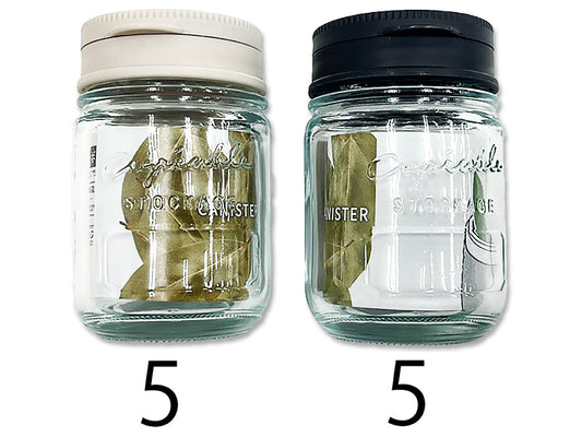Daiso Design Glass Canister Bottle FrontPackage