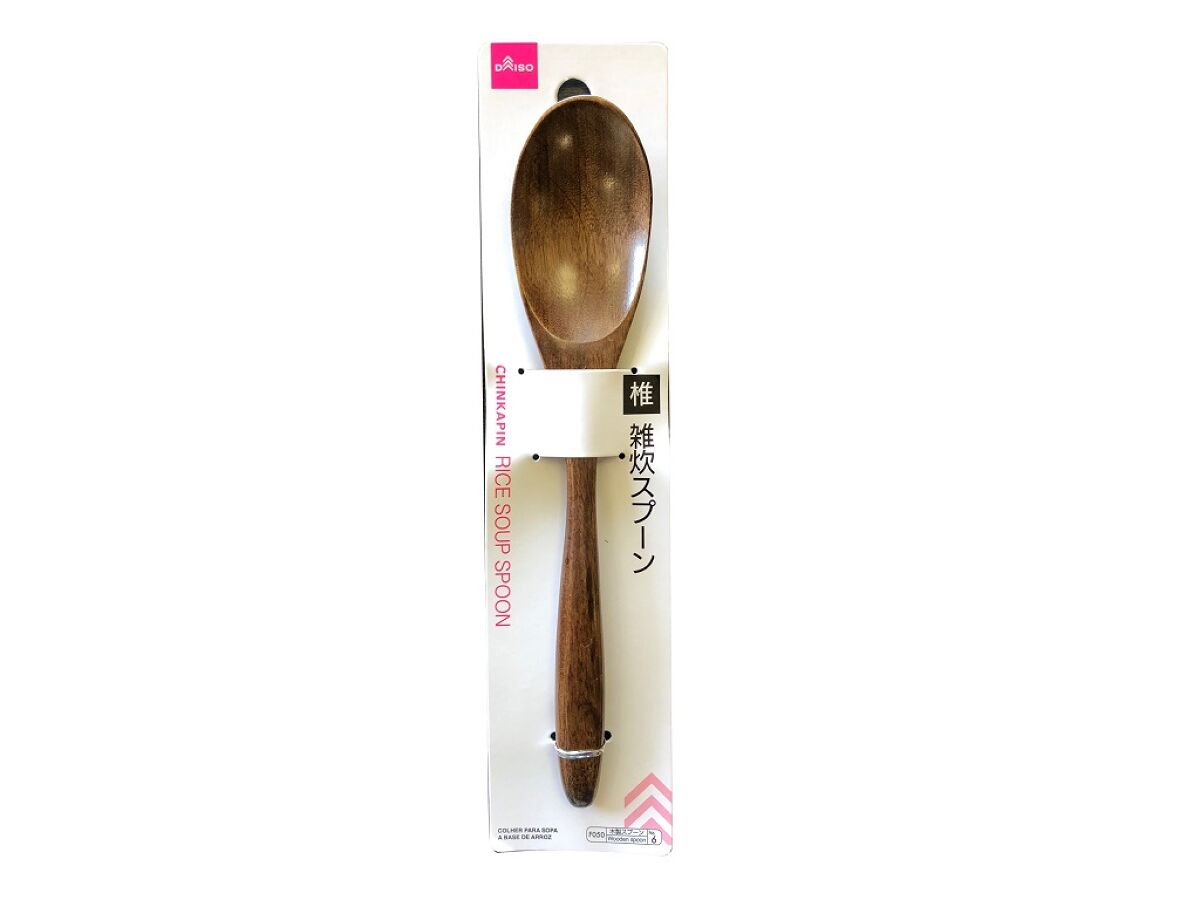 Daiso Chinkapin Rice Soup Spoon FrontPackage