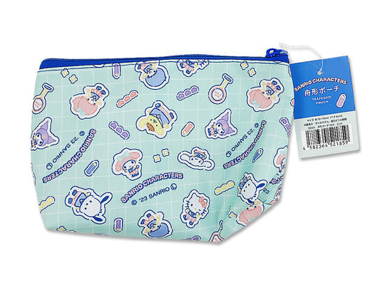 Daiso Trapezoid pouch SanrioCharacterMIX mint FrontPackage