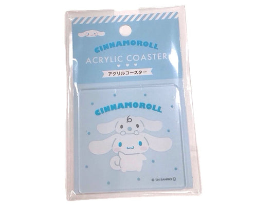 Daiso ACRYLIC COASTER Cinnamoroll LIGHT BLUE FrontPackage